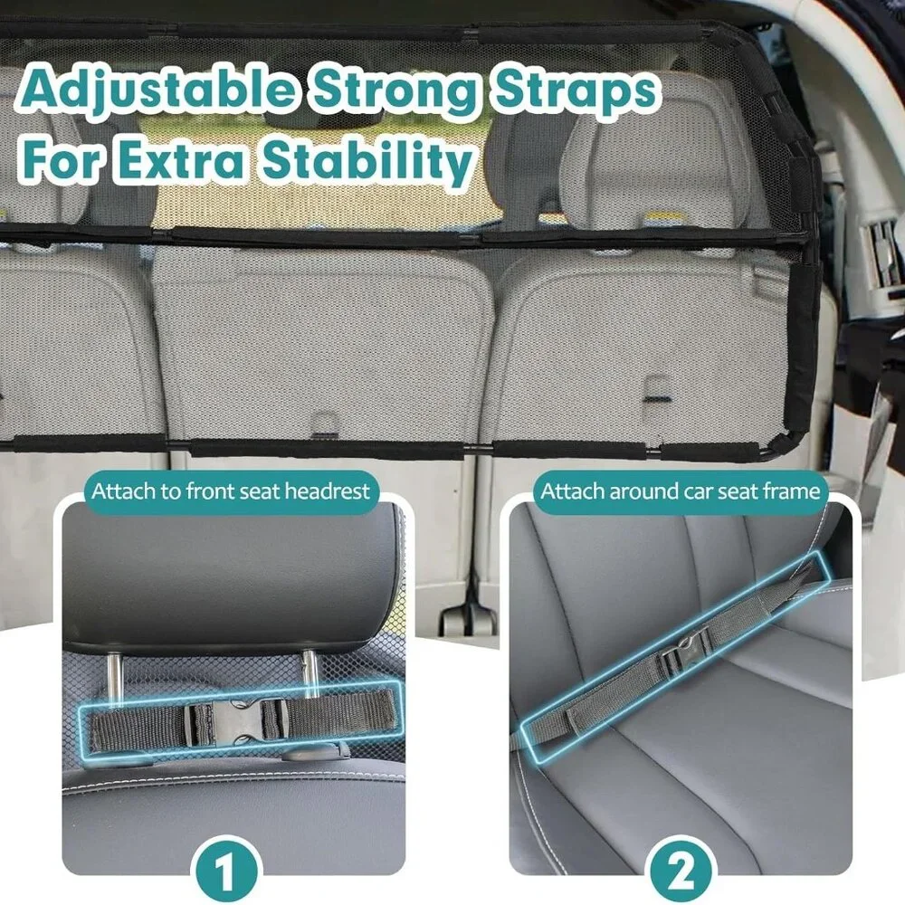 Dog Car Barrier Escape-Proof, 46